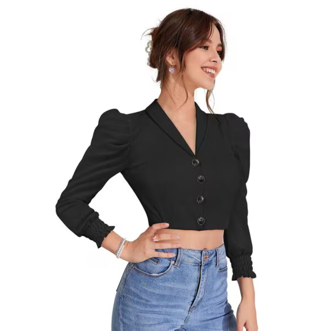 Polished Crop Shirt