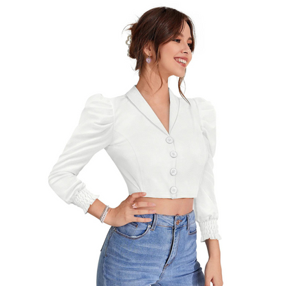 Polished Crop Shirt