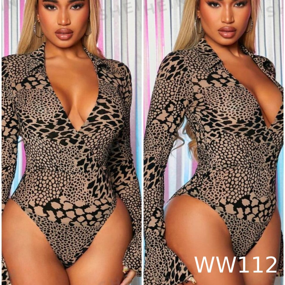 Liona Animal Print Bodysuit