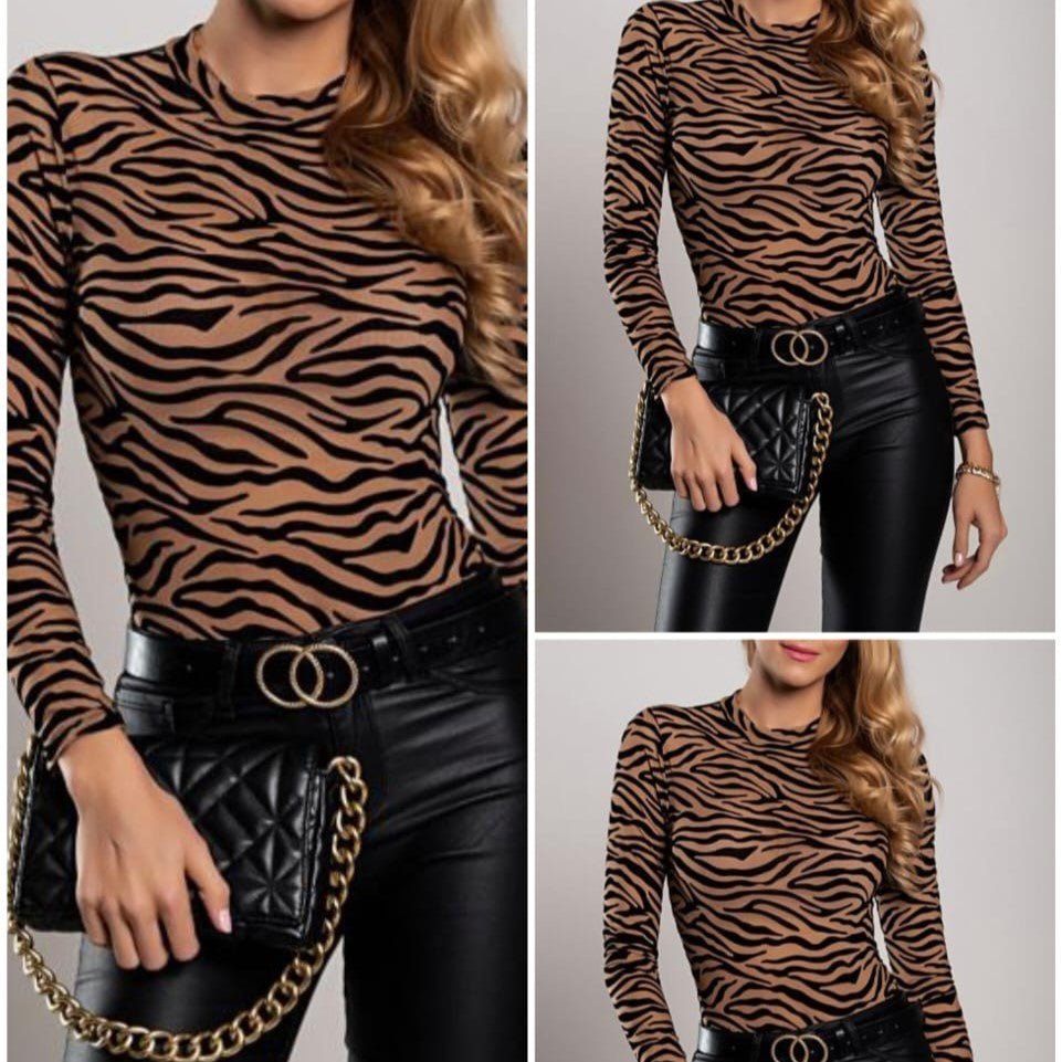 Jasmine Tiger Print Bodysuit