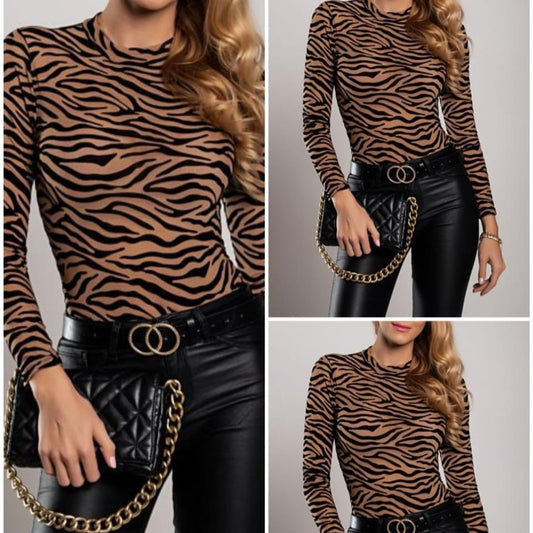 Jasmine Tiger Print Bodysuit