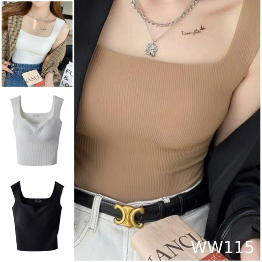 Nelly Crop Top with Inbuilt Bra