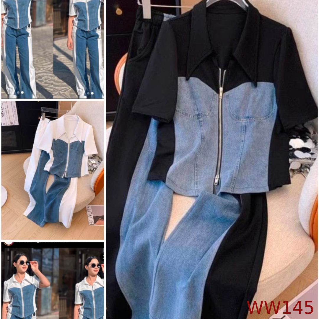 Joice Denim Co-ord Set