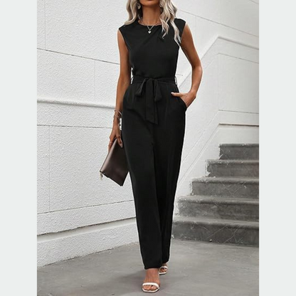 Refined Black Jumpsuit